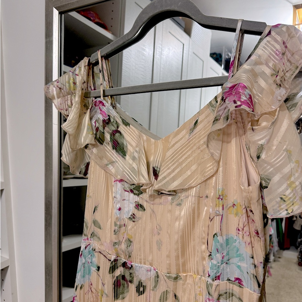 Floral a-line dress